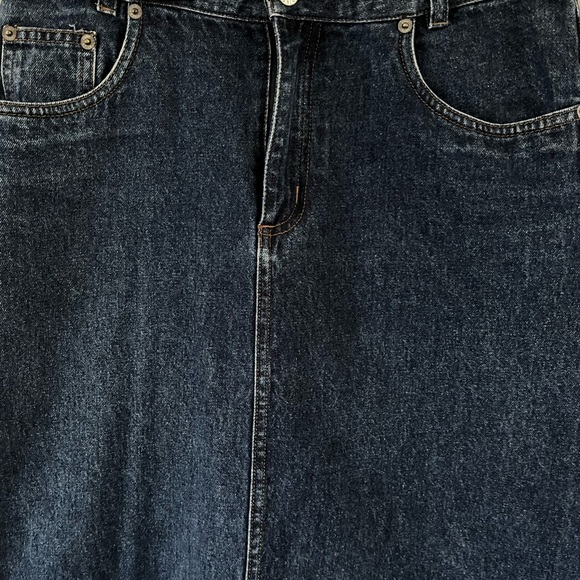 Jacob Jr long Jean skirt - junior size 16 fits adult - Picture 4 of 7